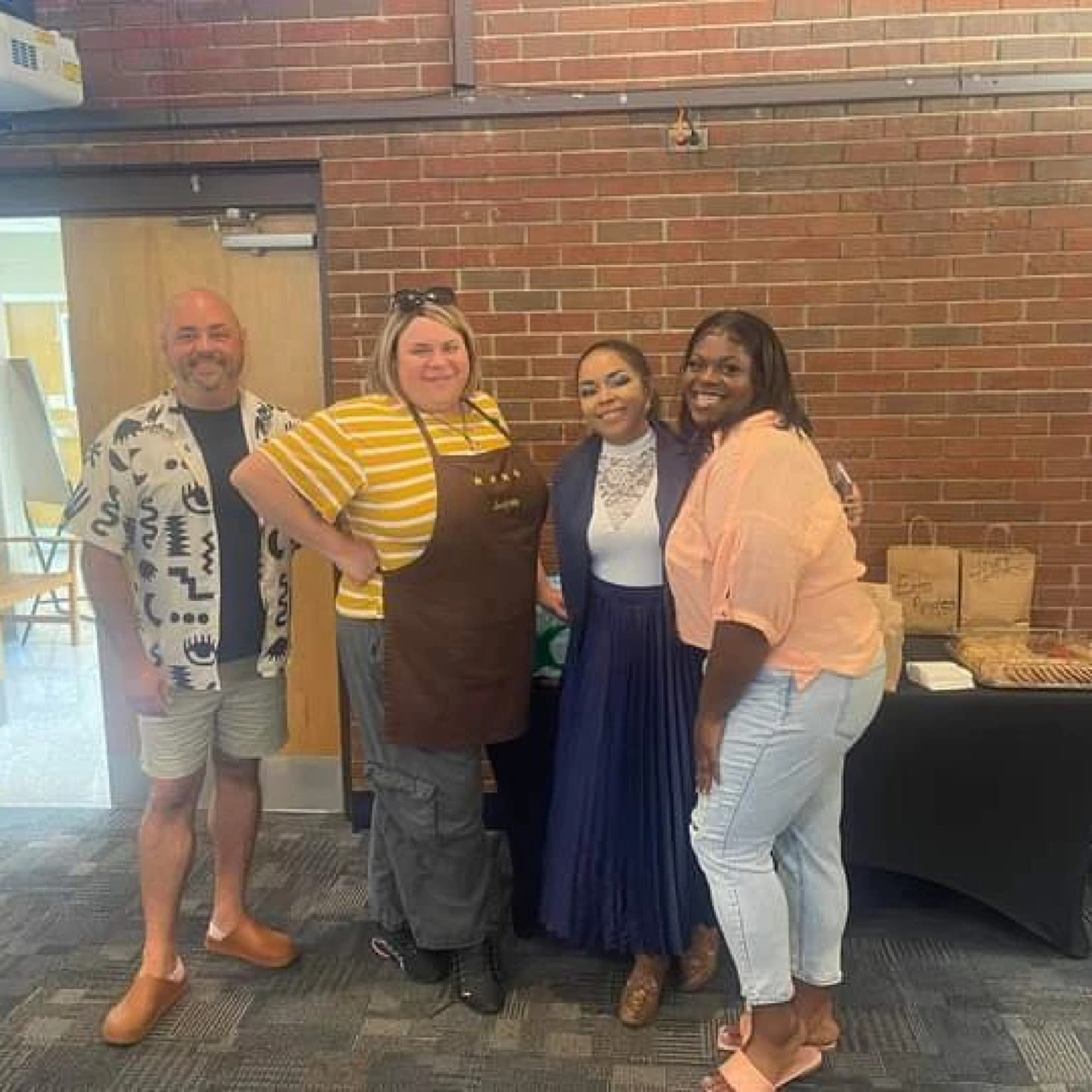 A huge thank you to John Camp, CEO of Knox Pride, and Joslynn Fish, owner of South Press Coffee, for their generous support! Pictured above, they provided a delicious lunch for every session, ensuring our participants were nourished and energized..